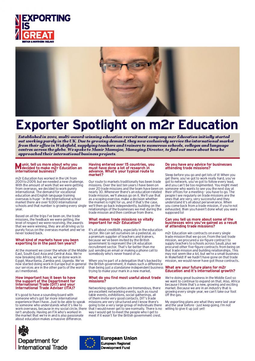 m2r Exporter Spotlight